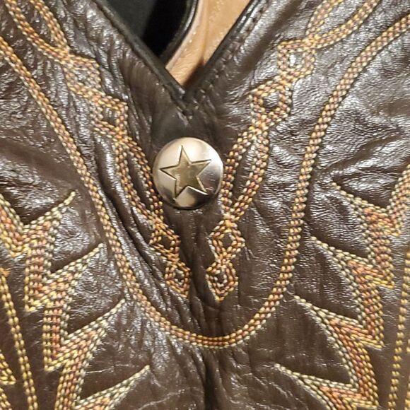 DORCAS BAGS MADE IN TX Upcycled Cowboy Boot Purse Handbag - Picture 2 of 8